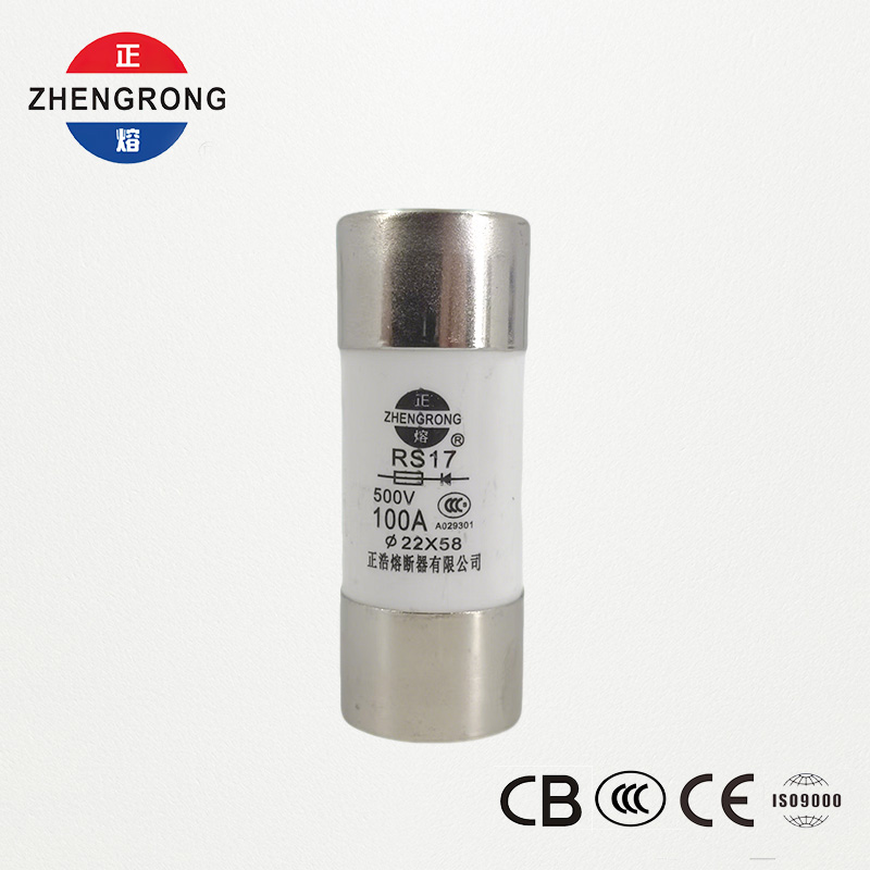 RS17 100A 500V sylinterimäinen nopeasti toimiva sulake | 22*58mm | CCC-sertifioitu