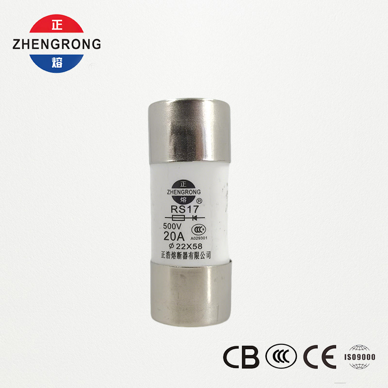 RS17 20A 500 V sylinterimäinen nopeasti toimiva sulake | 22*58mm | CCC-sertifioitu