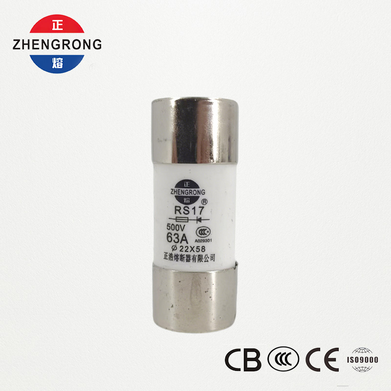 RS17 63A 500 V sylinterimäinen nopeasti toimiva sulake | 22*58mm | CCC-sertifioitu